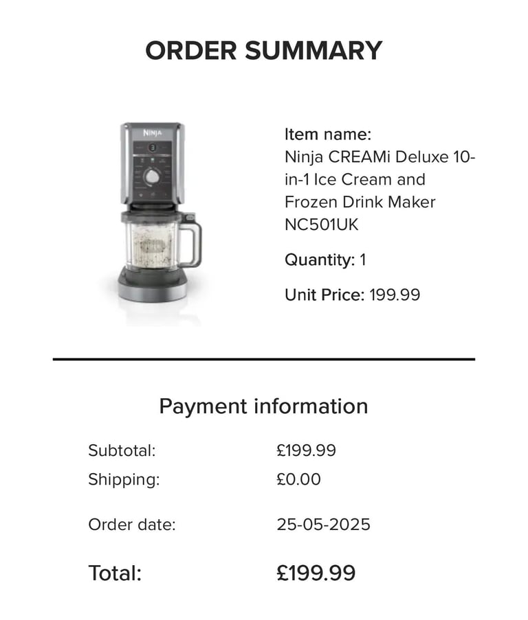 BNIB unopened Ninja Creami