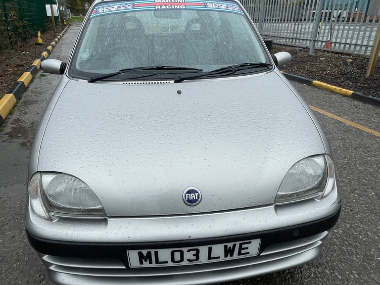 FIAT SEICENTO 1.1 ACTIVE 03 REG 3 DOOR GENUINE 34036 MOT FEBRUARY 17TH 2026 LOW INSURANCE 45+MPG