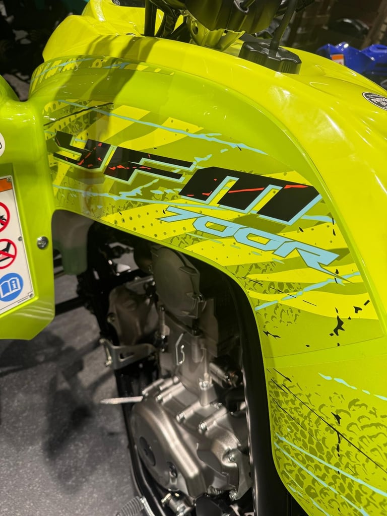 New Yamaha YFM700 Raptor 2025 SE Road Legal Quad Acid Green In Stock !!!!