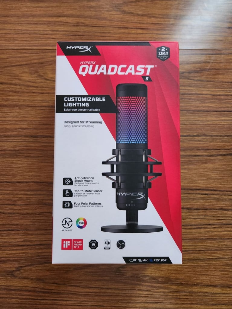 image for HyperX QUADCAST S [PRICE NEGOTIABLE]