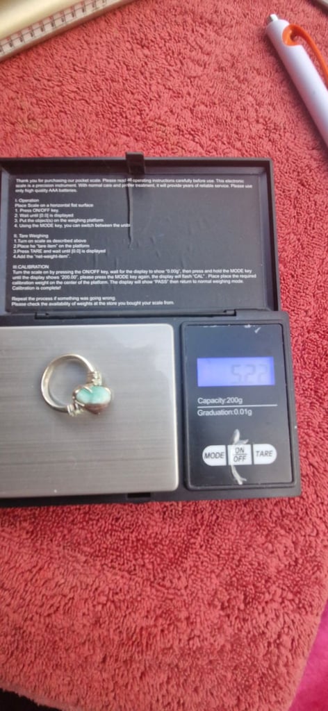 Vintage silver and chalcedony ring 