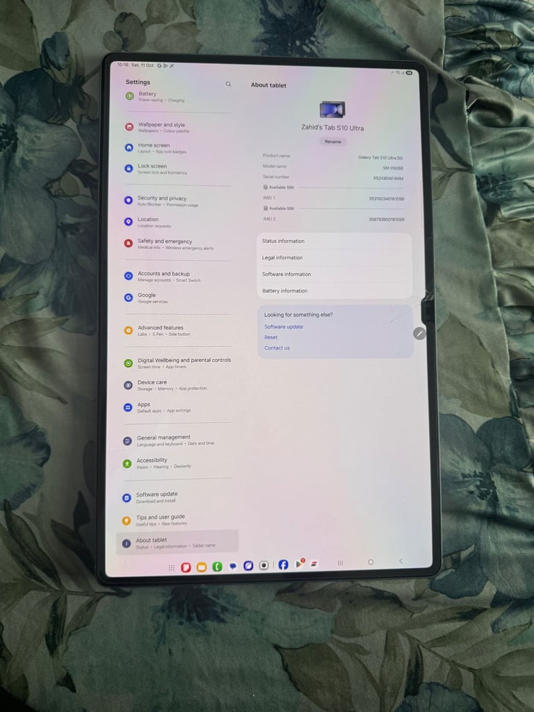 Samsung Galaxy Tablet S10 Ultra 14.1 