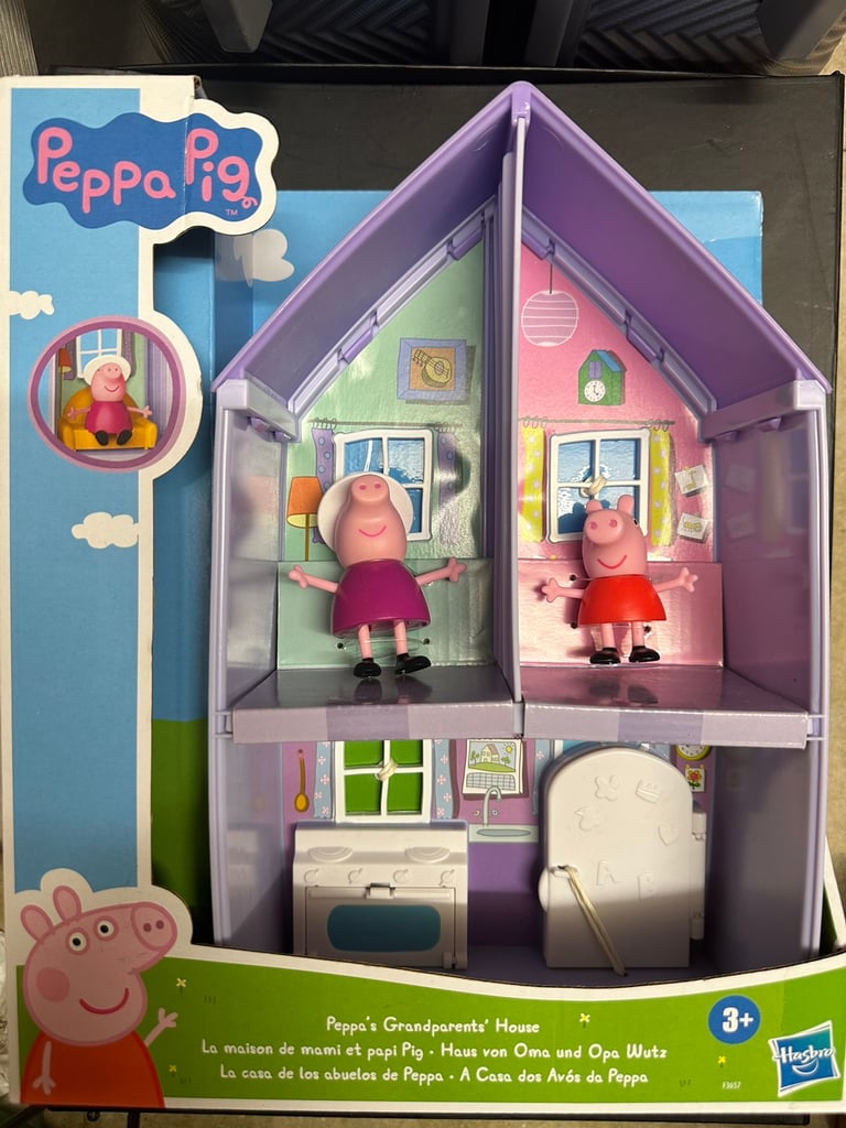 Peppa Pig PEPPA'S GRANDPARENTS HOUSE Toy Set Hasbro Brand New