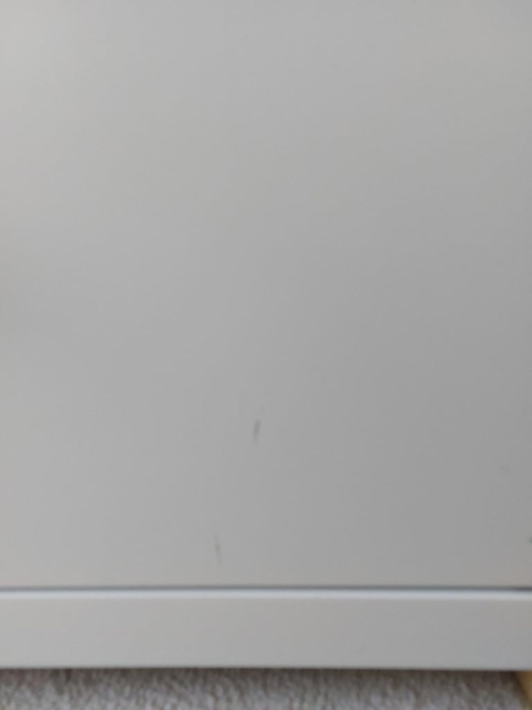 Child's room white bookcase with cupboard