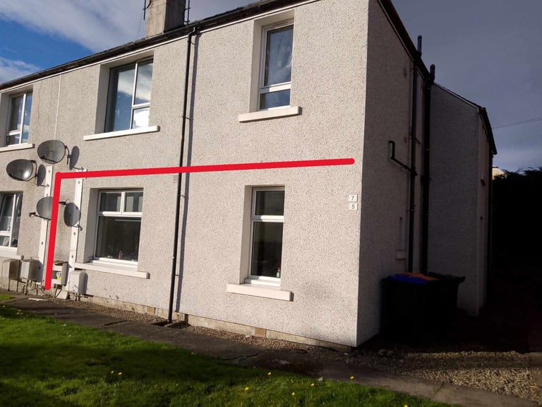 Bottom floor flat for rent, 2 bedroomed. Turriff