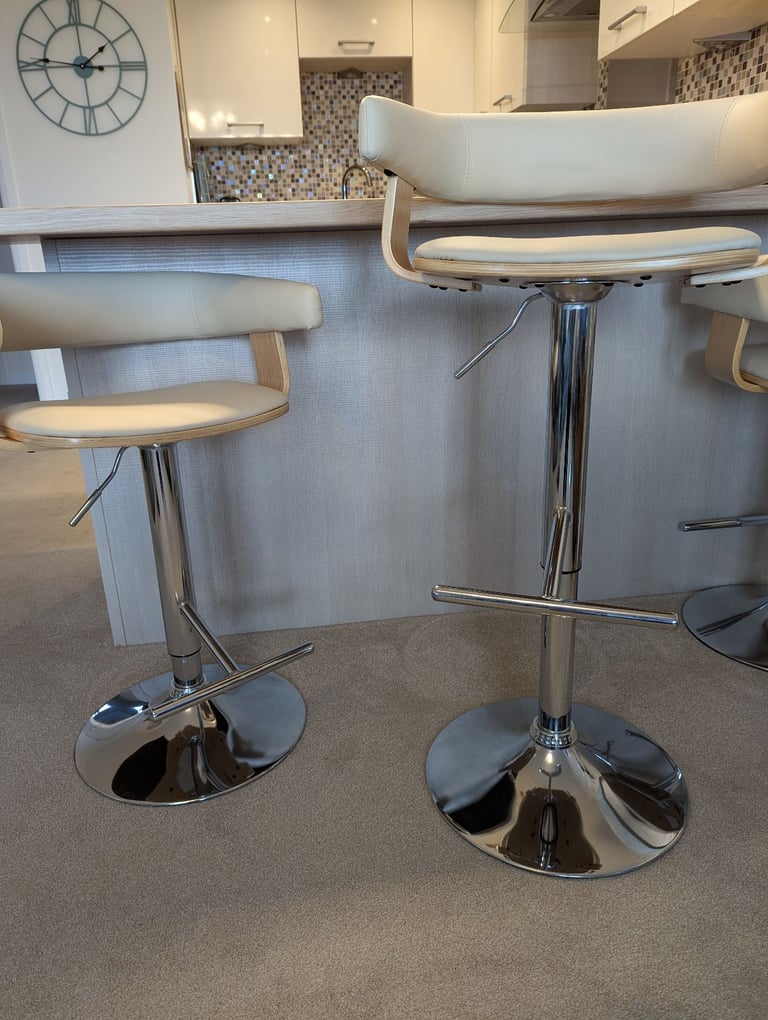 Two kitchen bar stools 