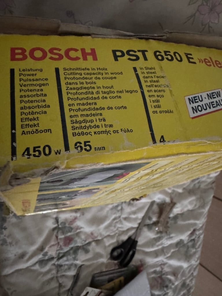 Bosch jigsaw PST 650 230v 450w