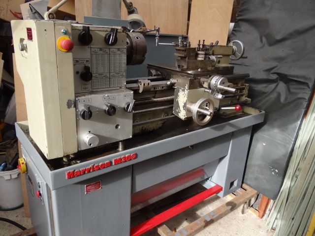 HARRISON M300 GAP BED LATHE 25"BC