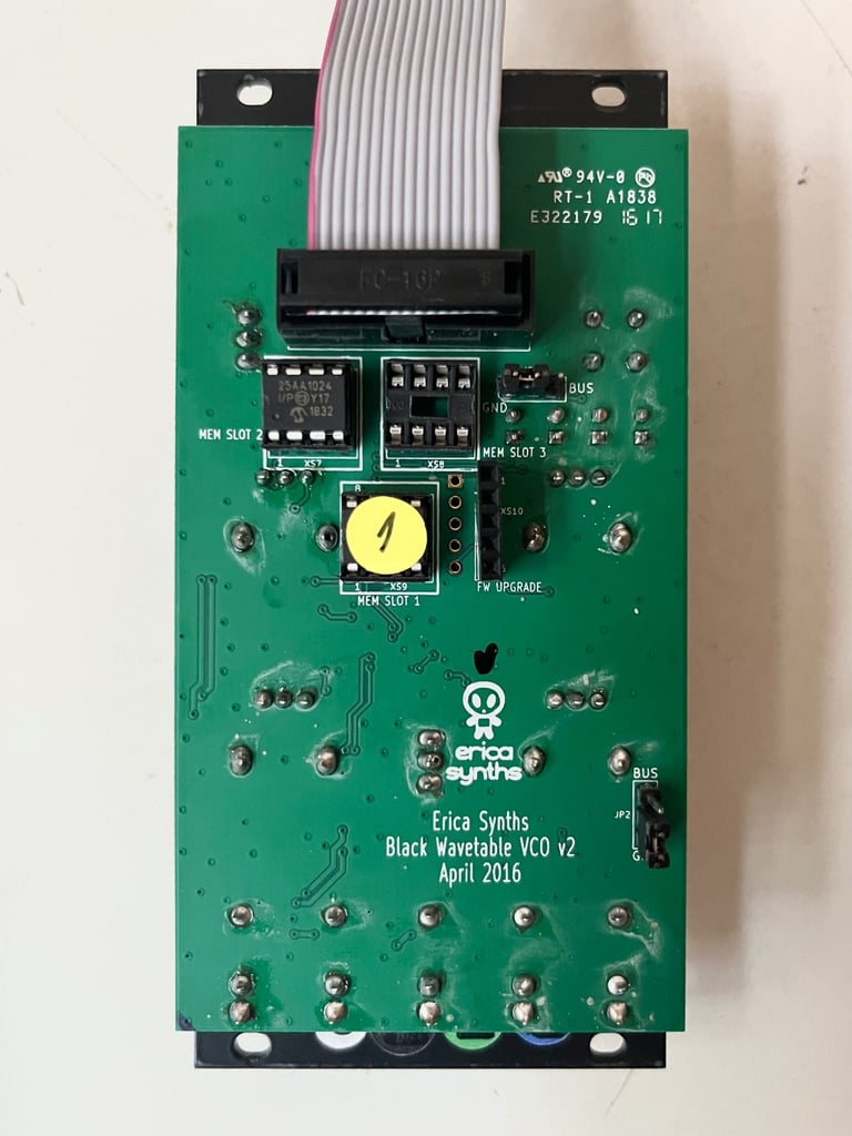 Erica Synths Black Wavetable VCO eurorack module