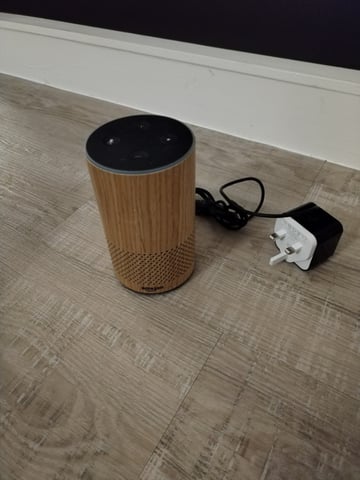 Echo (2nd Gen) - Smart speaker with Alexa - Oak Finish, in Ilford,  London