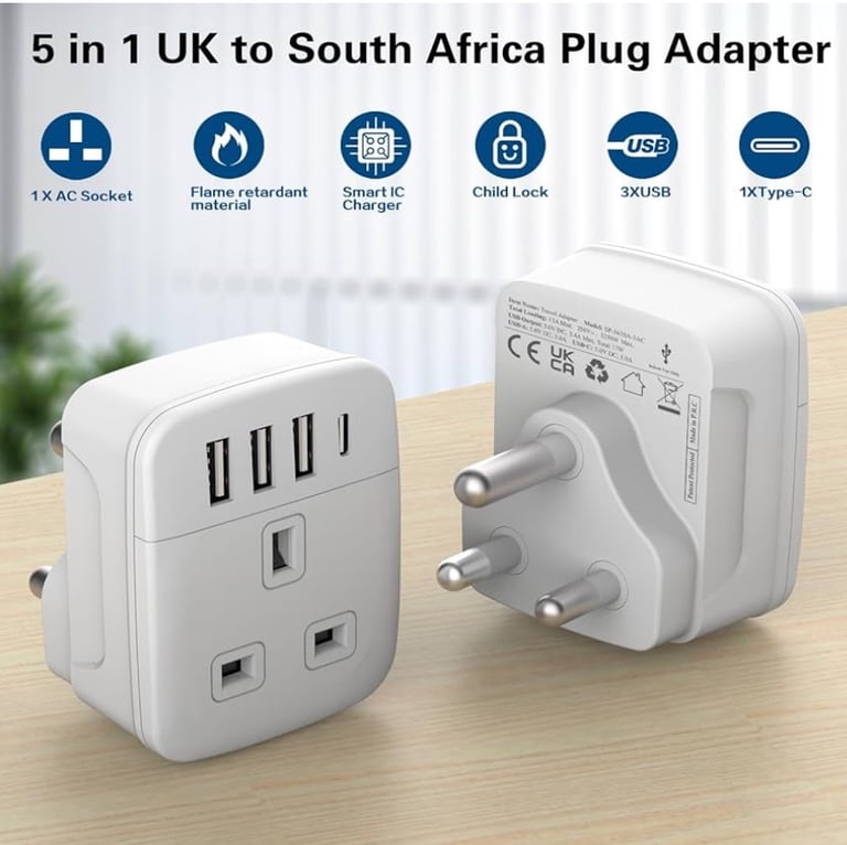 South African plug adaptor