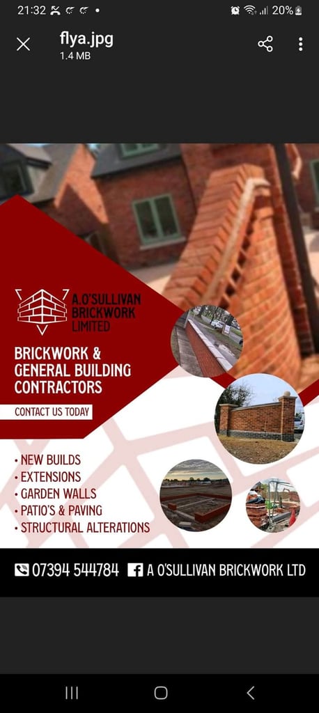 image for NEED A BRICKLAYER?
