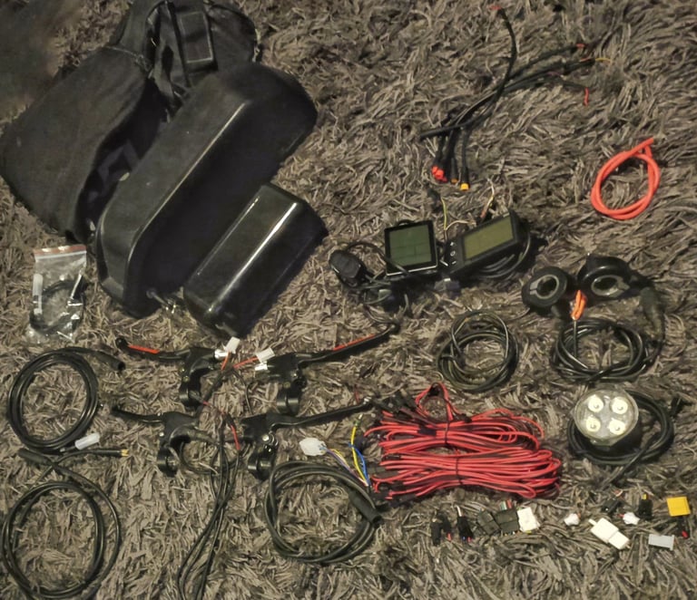 image for Ebike parts - open to offers for mix and match job lot