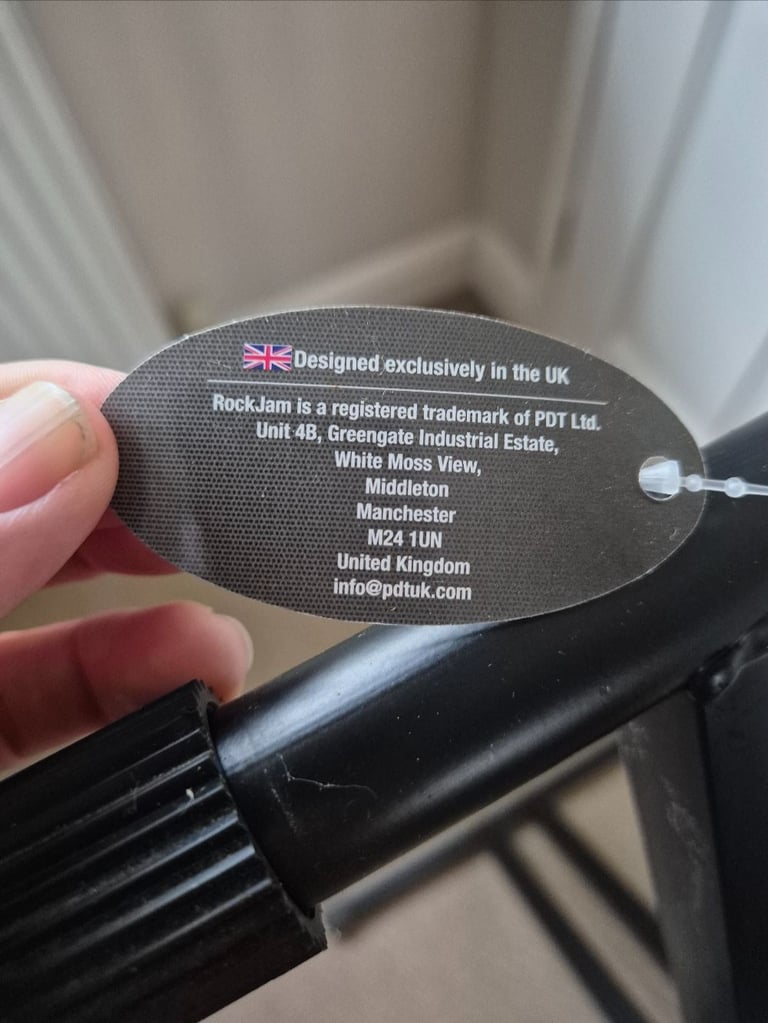 RockJam adjustable keyboard stand model as new, foldable - Rockjam RJX29 keyboard stand