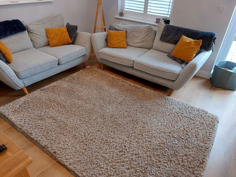 image for Shaggy Rug Beige 160 x 230cm