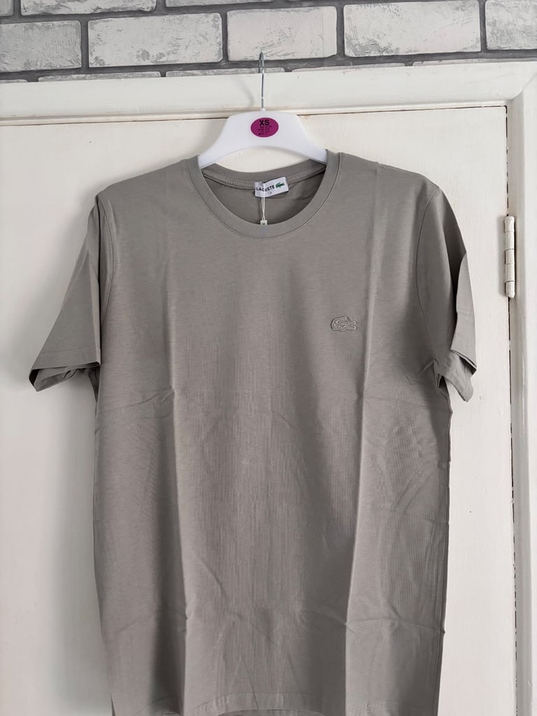 image for Men’s Stone Grey Lacoste T-Shirt