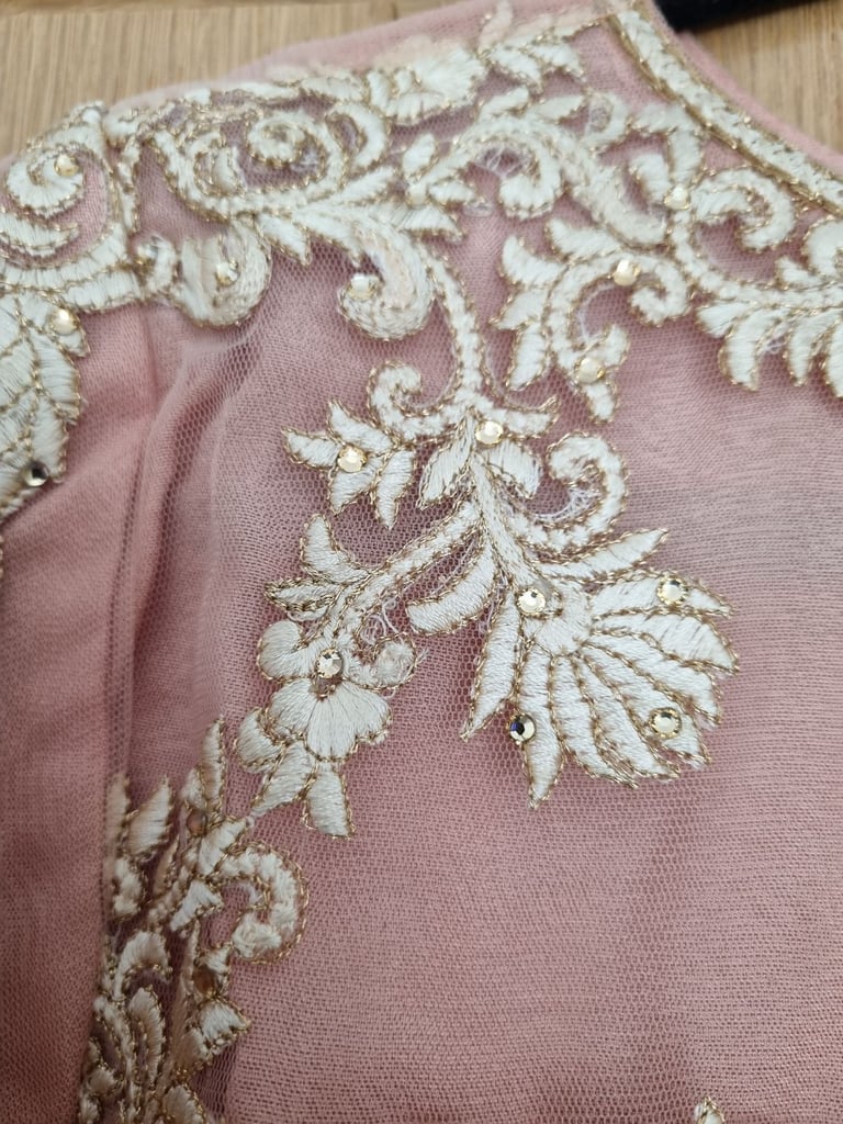 Asian Pakistani Wedding Party Long Maxi Dress New 