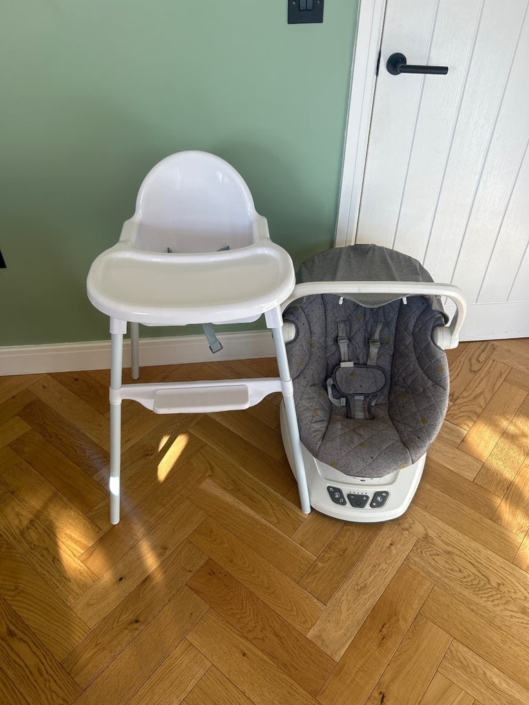 Baby chair and high chair bundle
