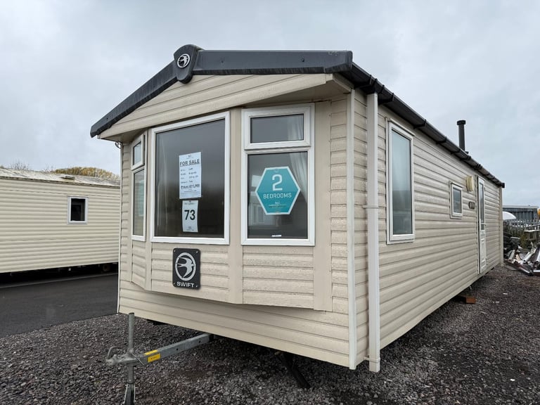 image for 2 Bed 10ft wide Static Caravan - Double Glazed - Offsite Sale for Private Land
