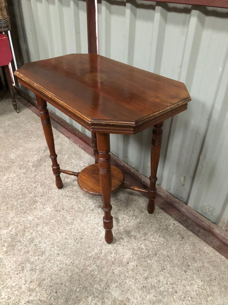 Small Antique Hexagonal Shaped Side Table, good condition
