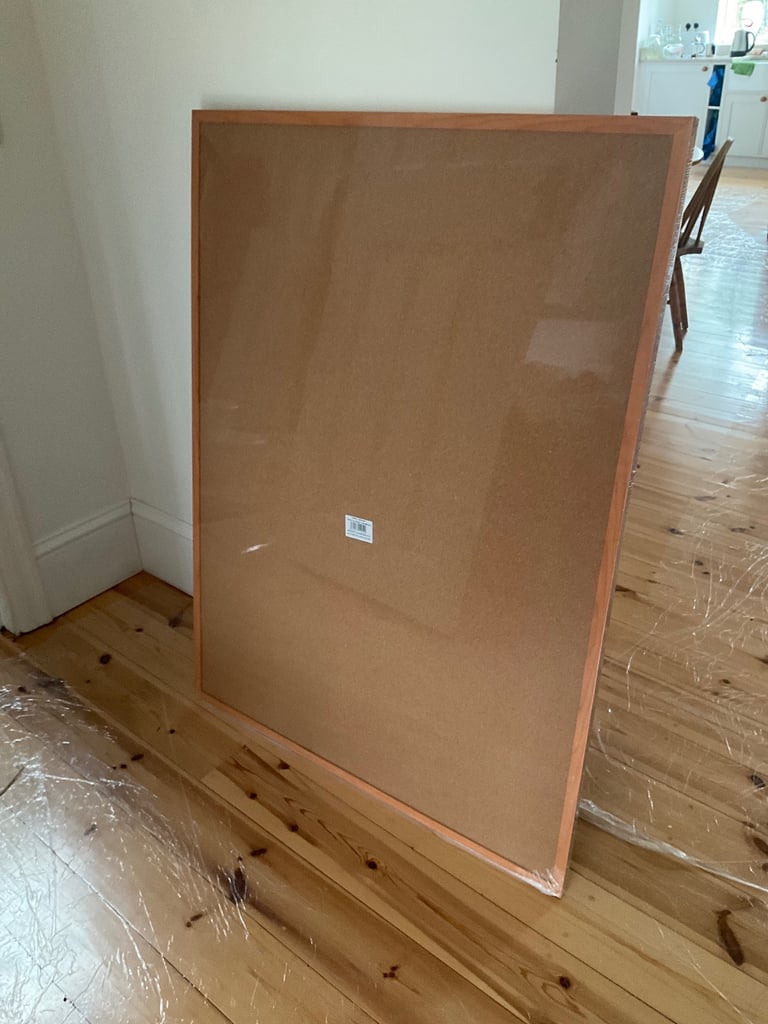 image for Cork noticeboard with wooden frame 1200 x 900 mm