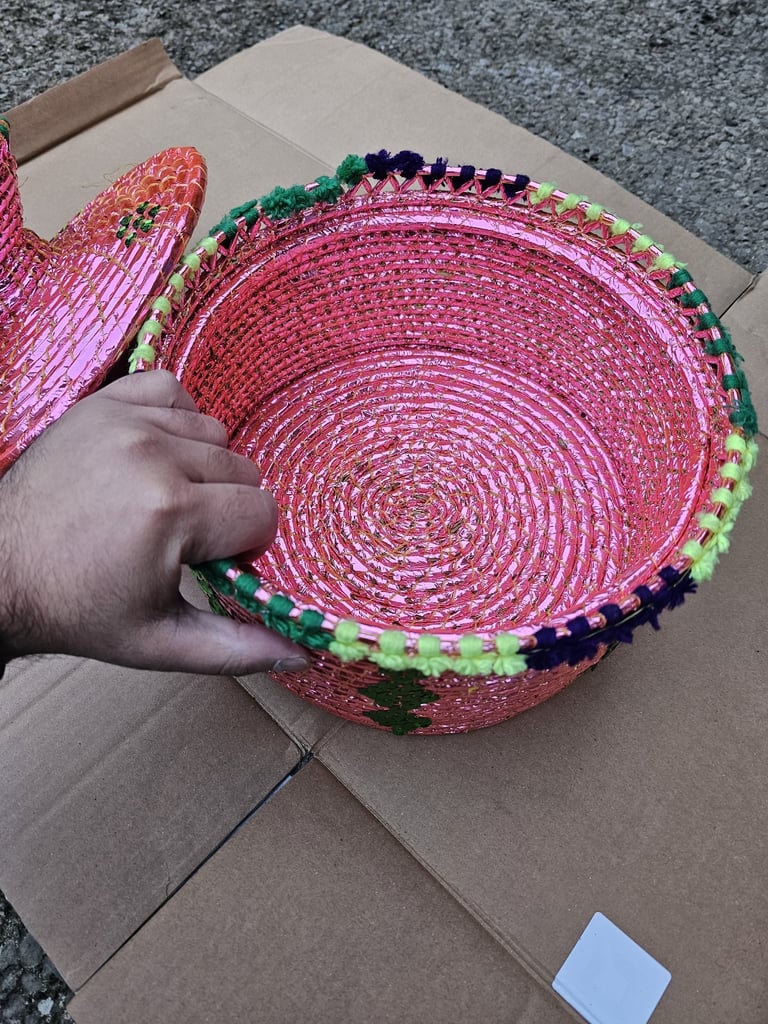Colourful basket