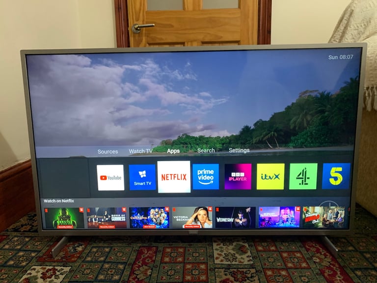 image for PHILIPS 43PUS7555/12 43 Inch Smart 4K Ultra HD HDR LED TV