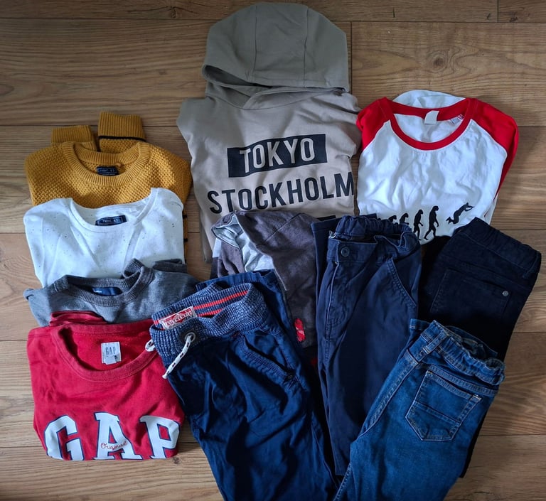 image for Bundle of 11 years boys clothes 