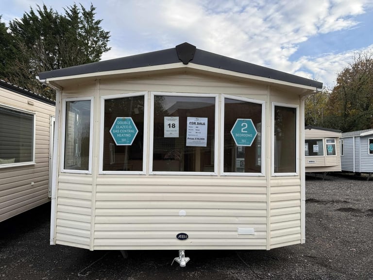 2 Bed Static Caravan - DG, CH, New Carpet - Offsite Sale, Private Land, Farms