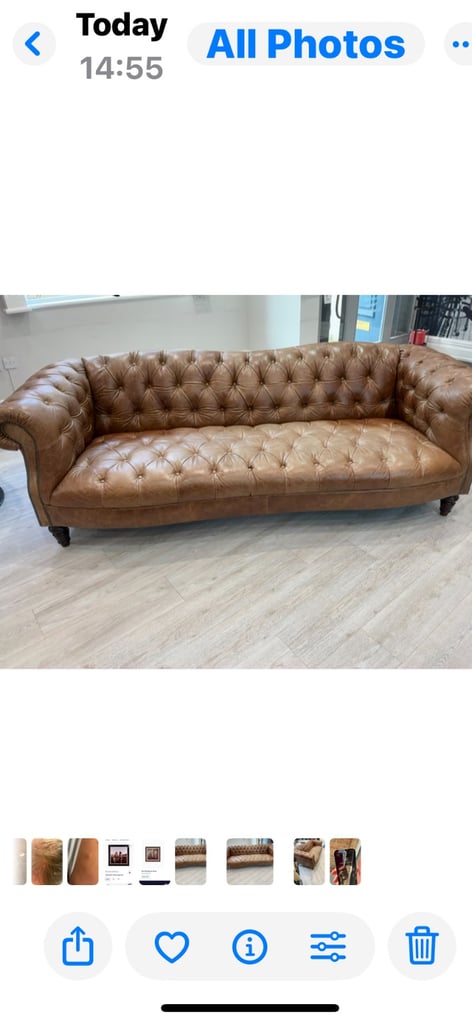 image for Tetrad Leather Sofa