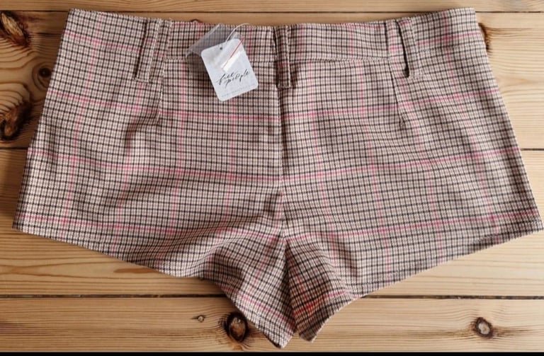 Free People Alessia Menswear Trouser Shorts