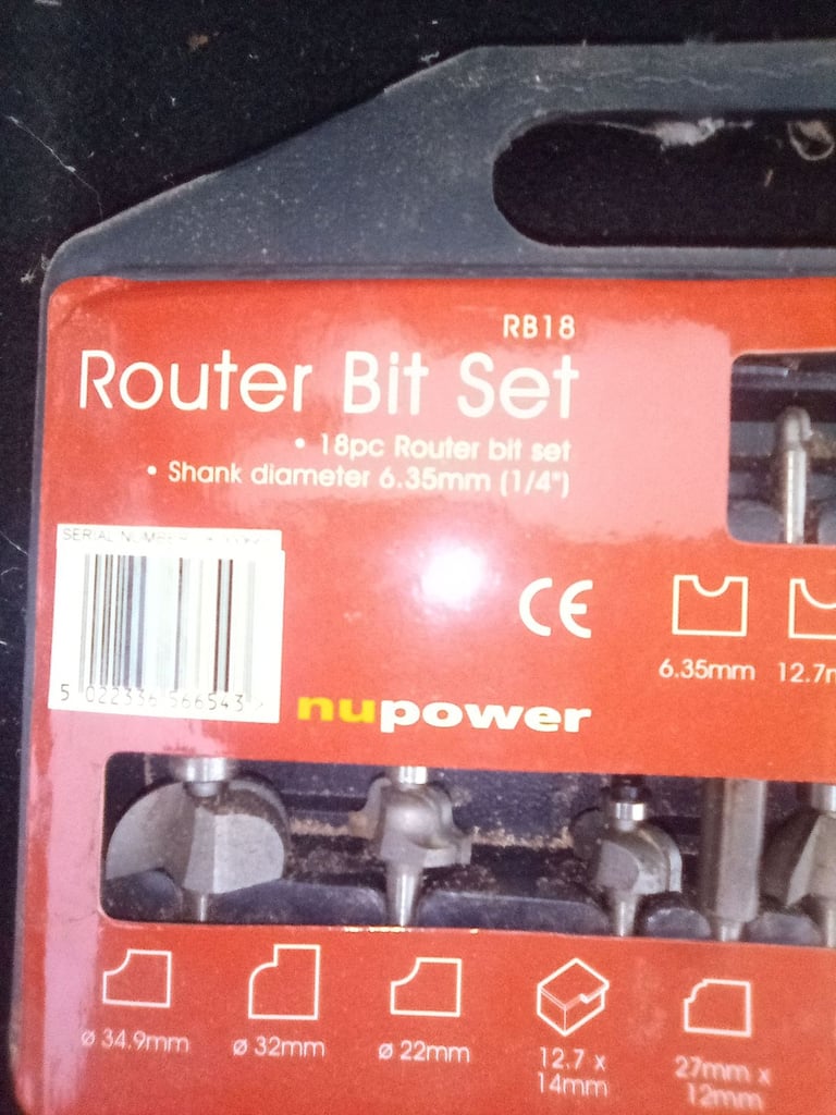 image for 2 router bit sets