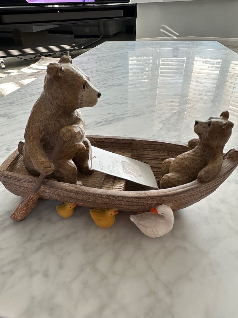 image for Next Bertie & bear boat ornament 
