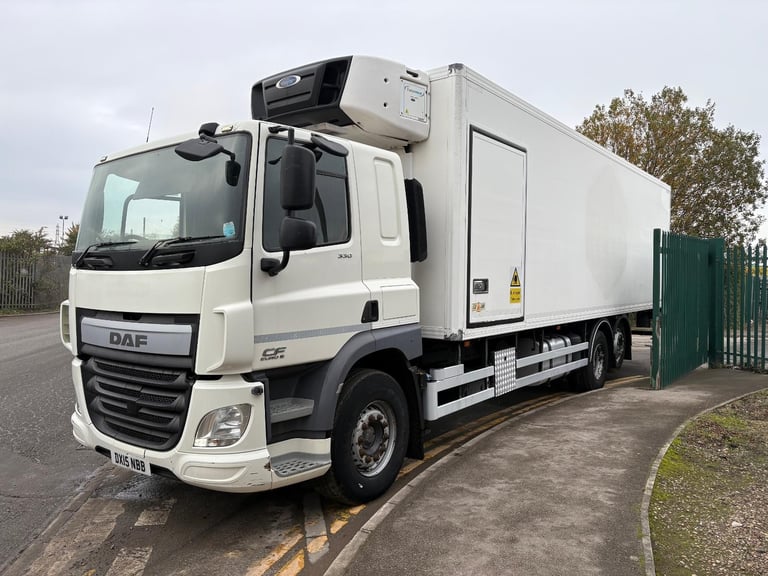 2015 DAF TRUCKS CF 330 26ton 6x2 rear lift axle Frige lorry manual gears NO VAT