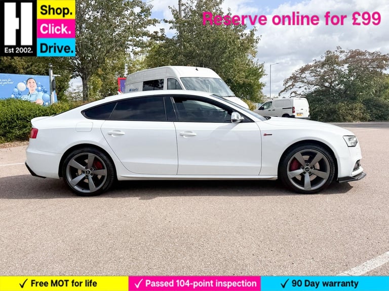 2014 Audi S5 3.0 TFSI V6 Black Edition Sportback S Tronic quattro Euro 5 (s/s) 5dr HATCHBACK Petr...