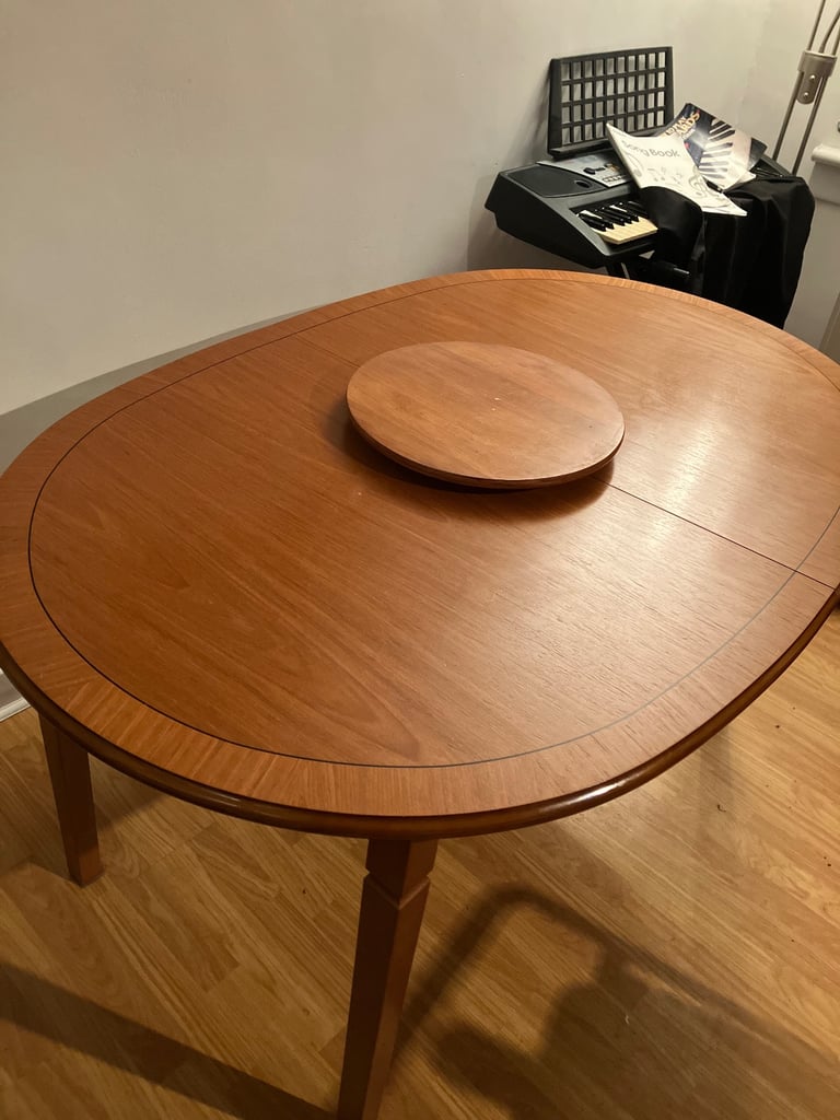 Dining room suite , oval extending table  & 6 chairs for sale
