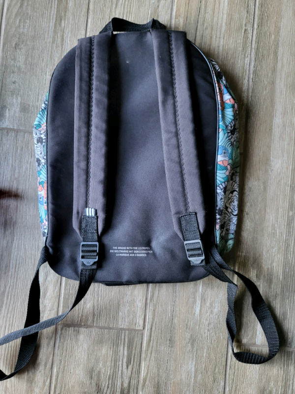 Adidas backpack school bag animal print design