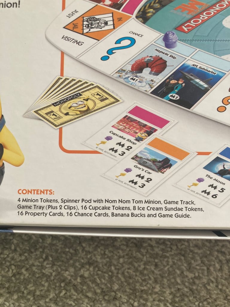 Kids Minions Monopoly Board Game