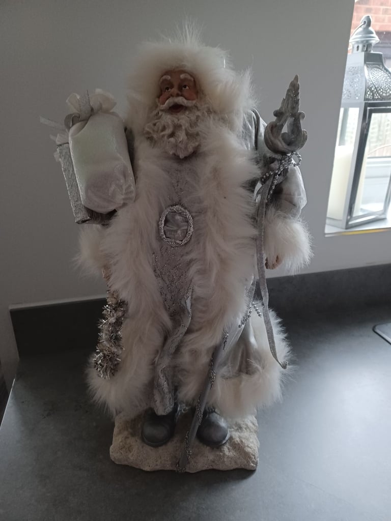 Harrods Vintage Free standing Father Christmas Ornament