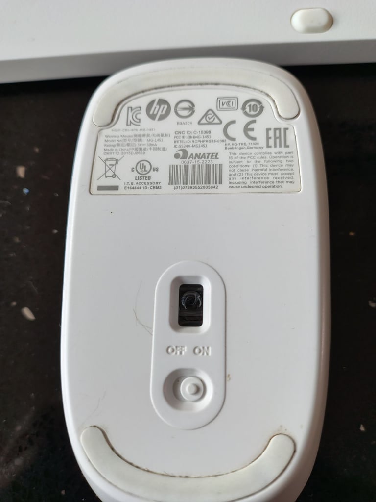 HP wireless keyboard and mouse combo