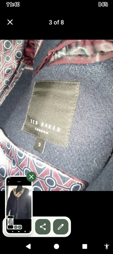 Ted Baker men's coat 