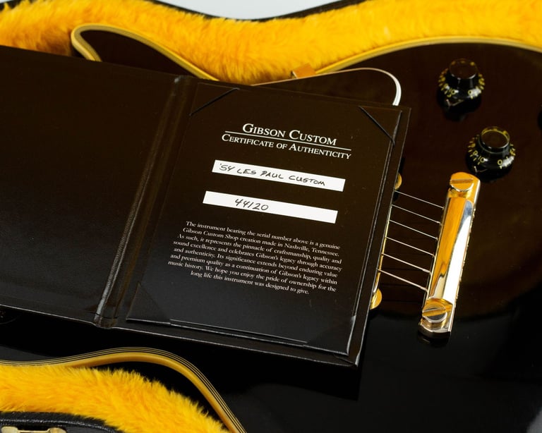 Gibson Custom Shop '54 Les Paul Custom Reissue 2024 VOS Ebony