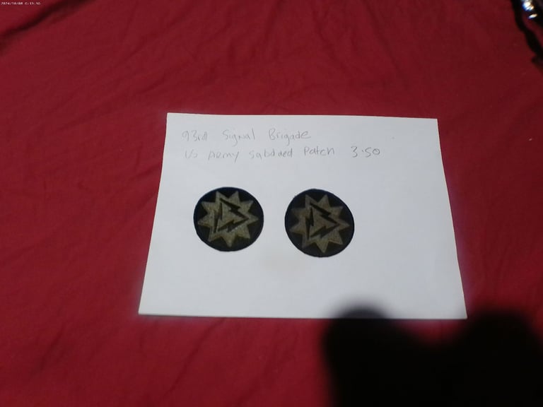 US Army subdued patch