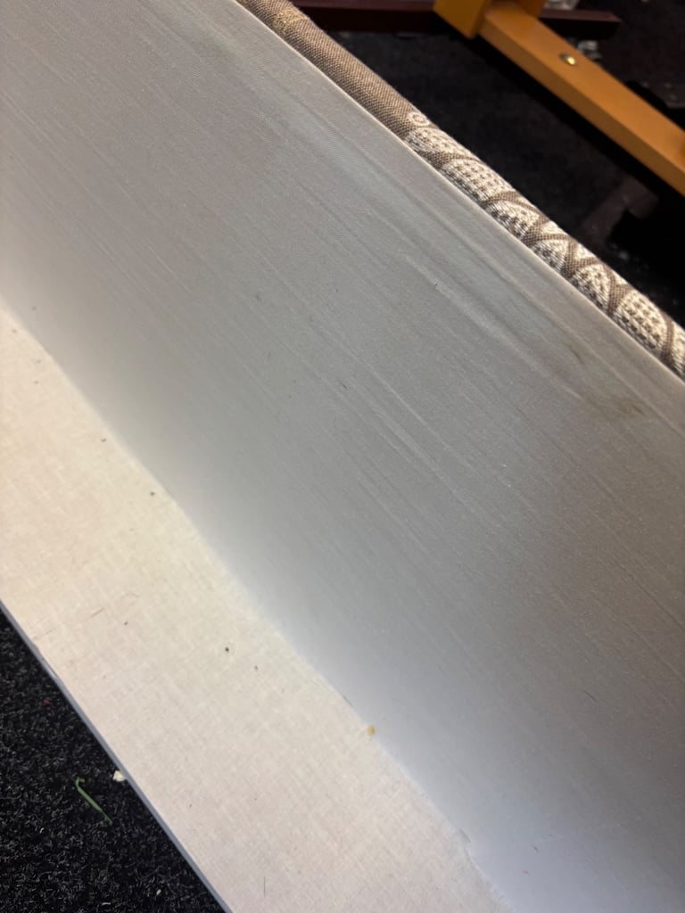 Upholstered wood framed pelmet  