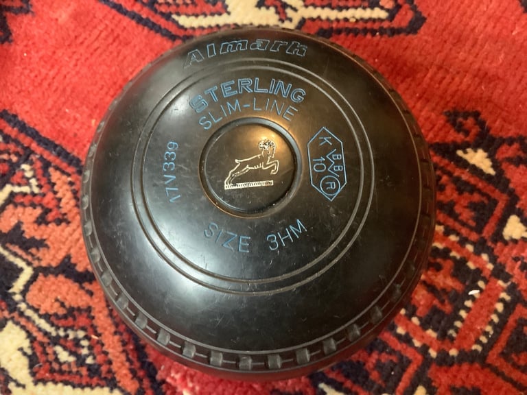 image for ALMARK STERLING SLIM-LINE LAWN BOWLS (SIZE 3HM) + CARRY BAG 💼 