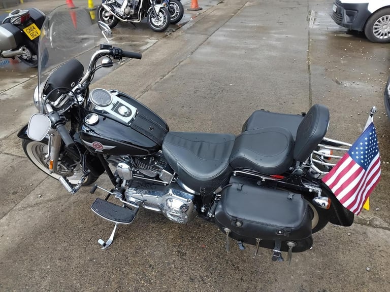 2005 55 HARLEY-DAVIDSON FLSTFI FATBOY FUEL INJECTED CUSTOM CRUISER LOW MILES