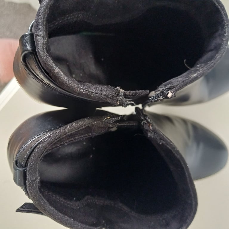 Black Wallis Ankle Boots - Size 6