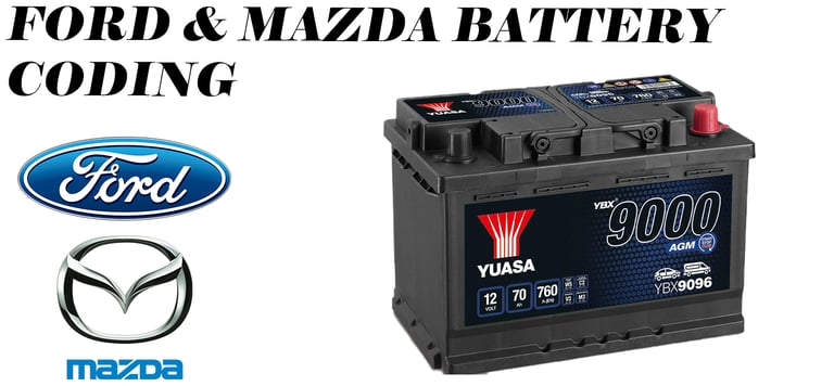 image for Ford & Mazda Battery Codding Fitting