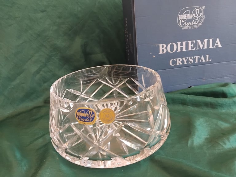 Crystal trifle bowl