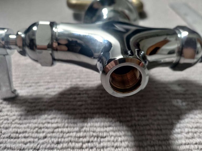 AquaJet Chrome Tap Mix Unit Hot Cold Water Kitchen Commercial Catering Sink Bathroom Shower